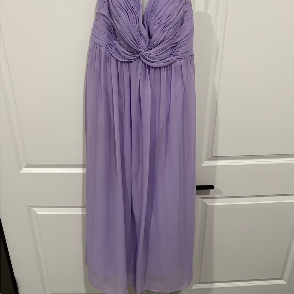 Elegant Lavender Evening Gown